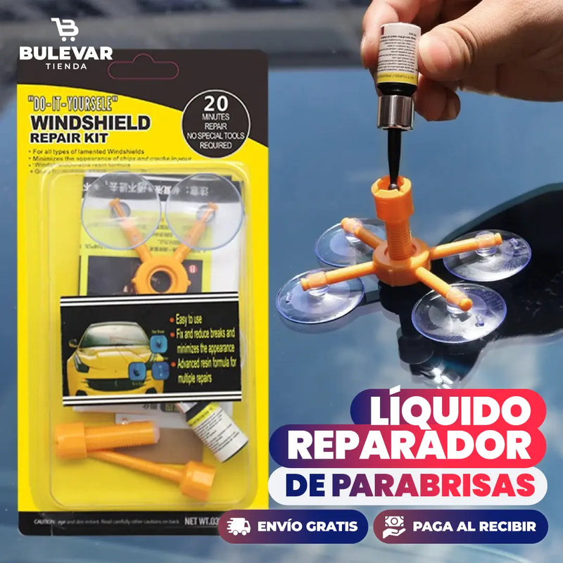 KIT REPARACIÓN DE PARABRISAS - VIDRIOS