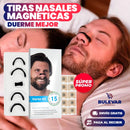 SET DE TIRAS NASALES MAGNÉTICAS ANTIRRONQUIDOS Y DEPORTIVAS