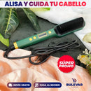 CEPILLO ALISADOR ELÉCTRICO PLANCHA CABELLO TEMPERATURA AJUSTABLE