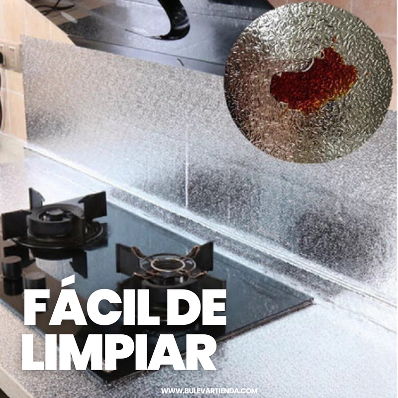 PAPEL ALUMINIO ADHESIVO DE COCINAR x 2 mt