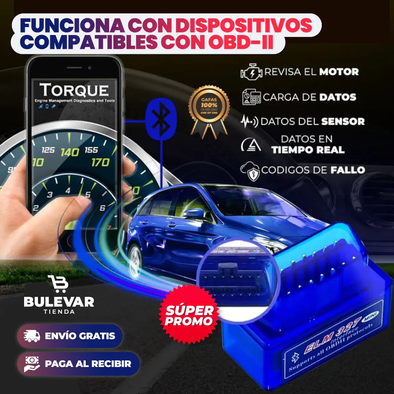 MINI ESCÁNER DE DIAGNÓSTICO PARA AUTOS