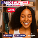CEPILLO ALISADOR ELÉCTRICO PLANCHA CABELLO TEMPERATURA AJUSTABLE
